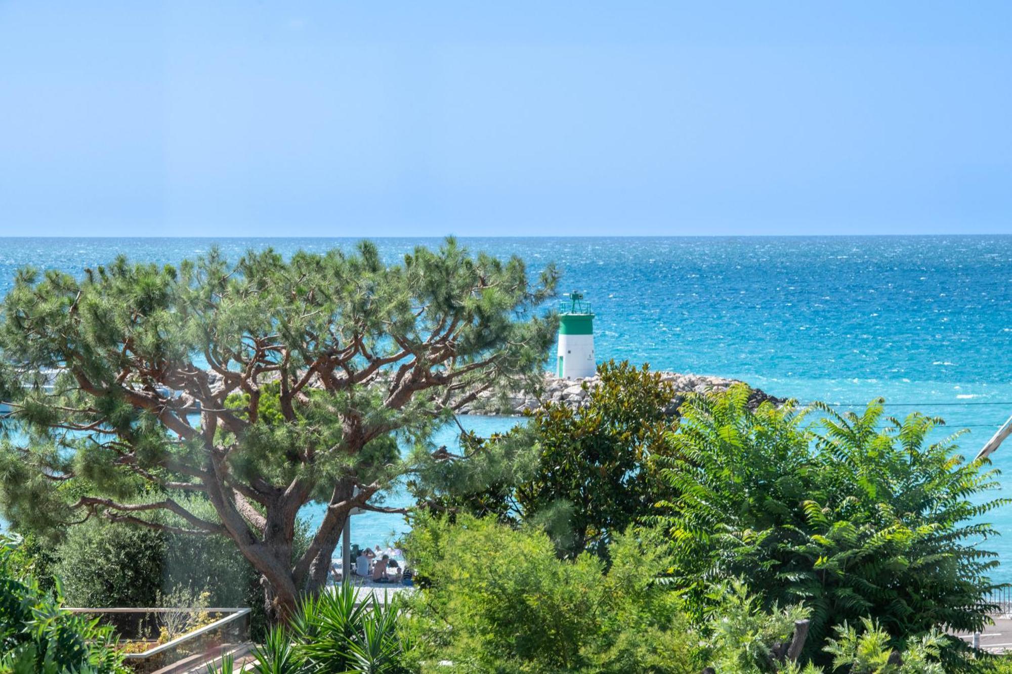 Residence Mediterranee - Beachfront - Sun And Seaview - Pool - Private Parking 滨海卡涅 外观 照片